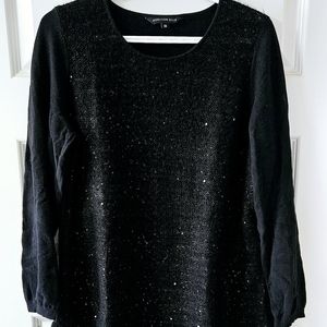 Addition Elle black top with sequence size 2x